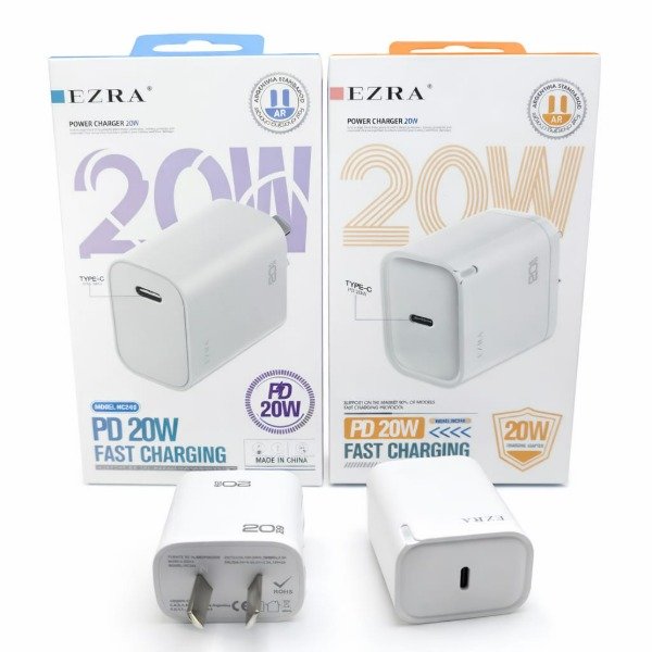 Producto - Cargador Adaptador de Carga Rapida EZRA PD 20W Salida TPC HC249-246.
