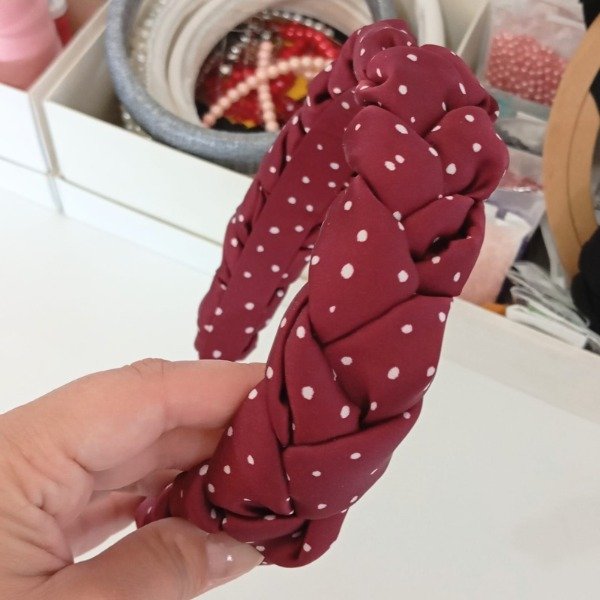 Producto - OFERTA - TRENZADA Seda Bordo