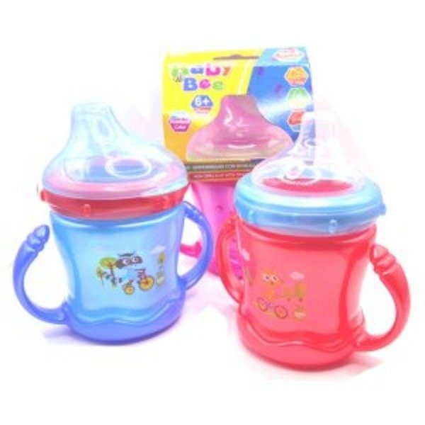 Producto - Vaso con asas y pico de silicona (BABY BEE)