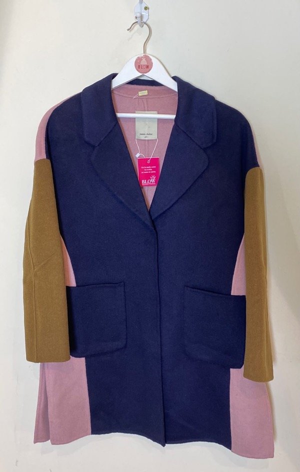 Producto - Tapado JAZMIN CHEBAR (1) Blue Check - 0