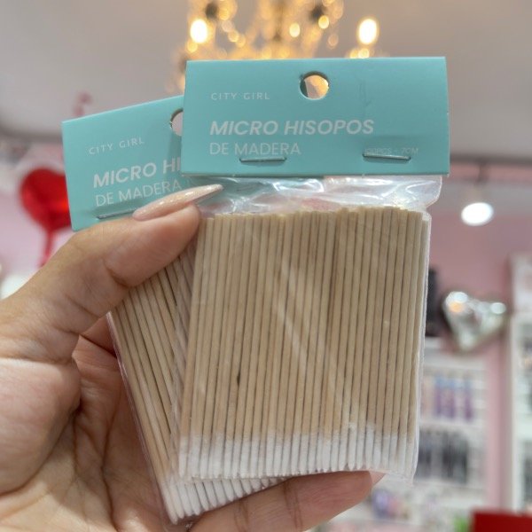 Producto - Micro Hisopo de Madera City Girl
