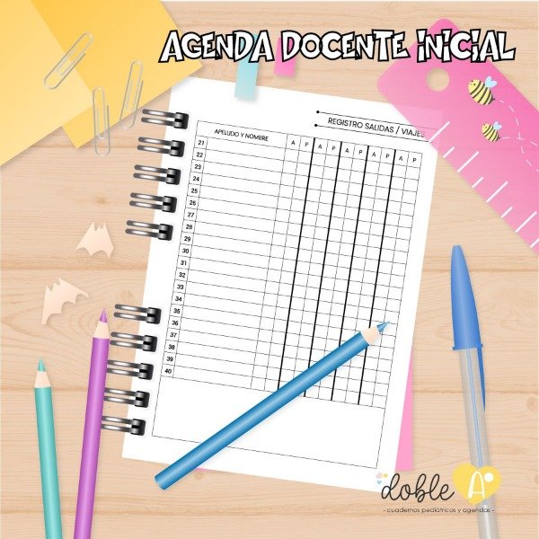 Producto - Agenda docente Inicial