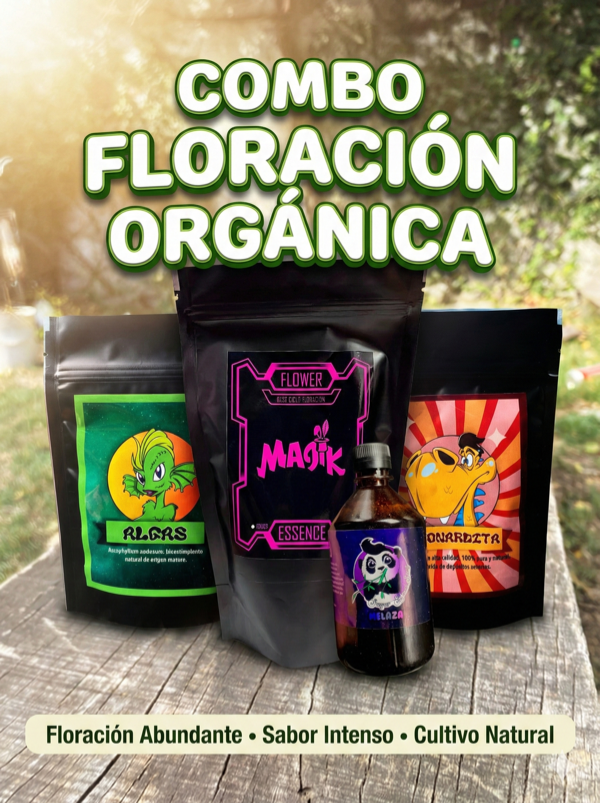Producto - COMBO PRE FLORACIÓN/FLORACIÓN ORGÁNICO l Blackstrap y Magik
