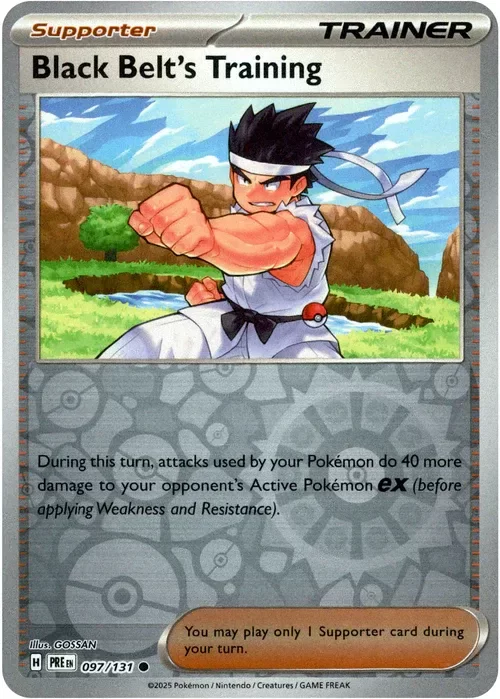 Producto - Black Belt's Training - 097/131 - Prismatic Evolutions - Reverse Holo