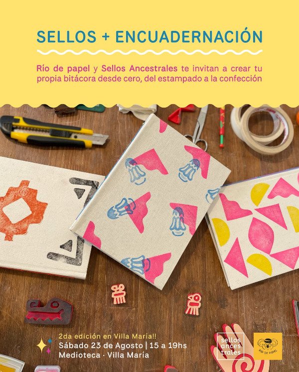 Producto - taller intensivo presencial sello + encuadernación