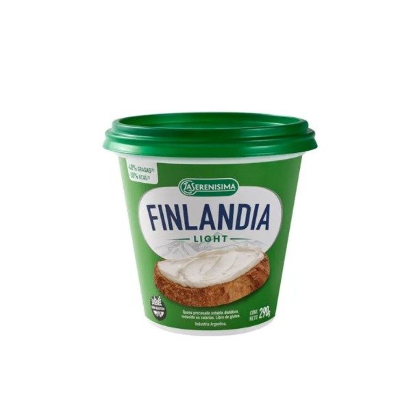 Producto - Queso -LA SERENISIMA- untable finlandia light (2 tamaños)