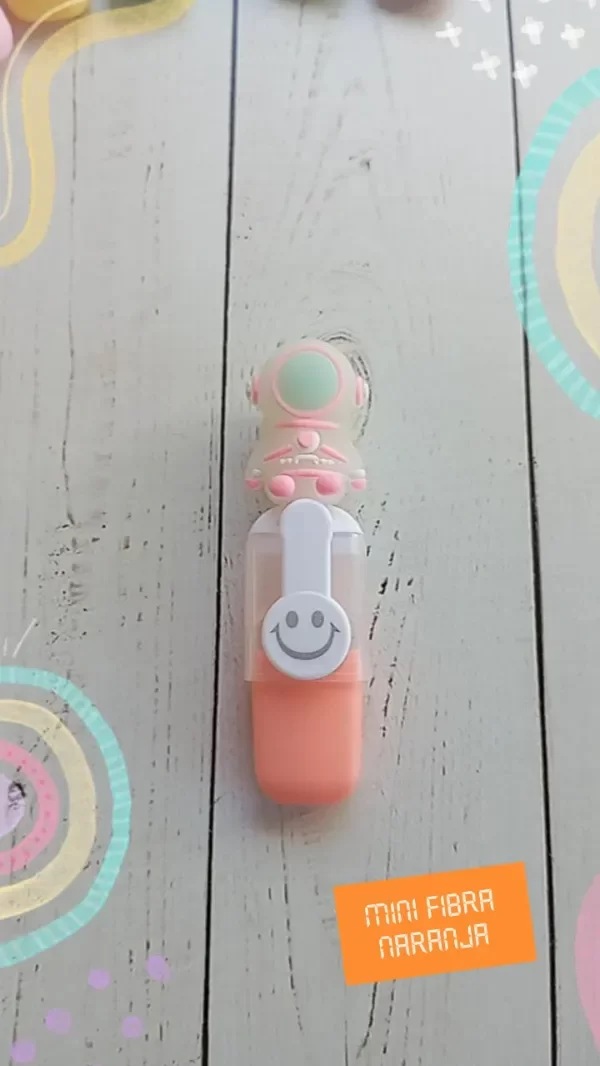 Producto - MINI FIBRA NARANJA ASTRONAUTA