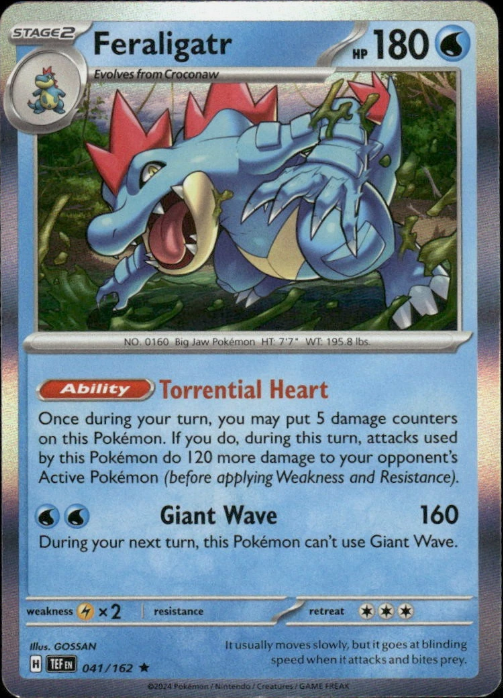 Producto - Feraligatr - 041/162 - Temporal Forces - Holo