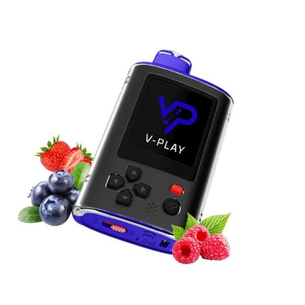 Producto - (POD DESCARTABLE) V-PLAY 20K RETRO GAMES - BERRY MAMBA RUSH