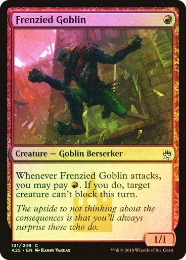 Producto - Frenzied Goblin Foil  Masters 25
