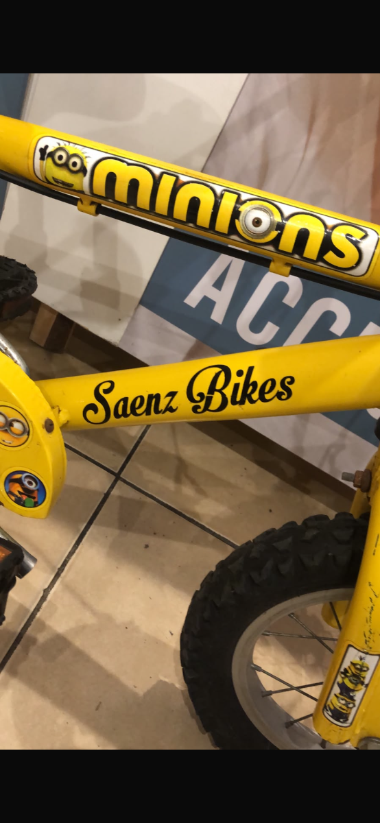 Producto - Bicicleta Infantil Minions Rodado 12 Saenz  Bikes - 3
