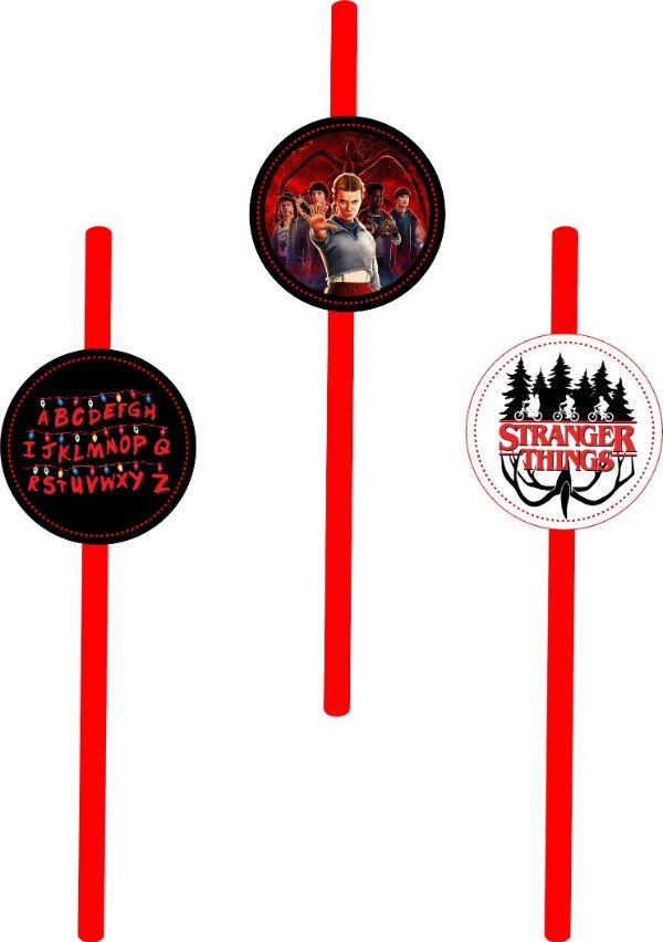 Producto - SORBETES STRANGER THINGS X 10