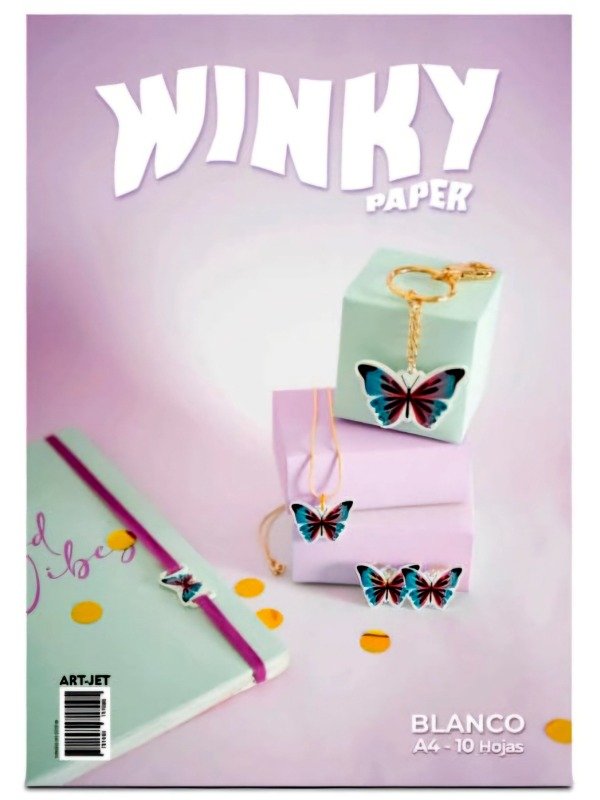 Producto - Winky Paper - Blanco - 10 Hojas - A4