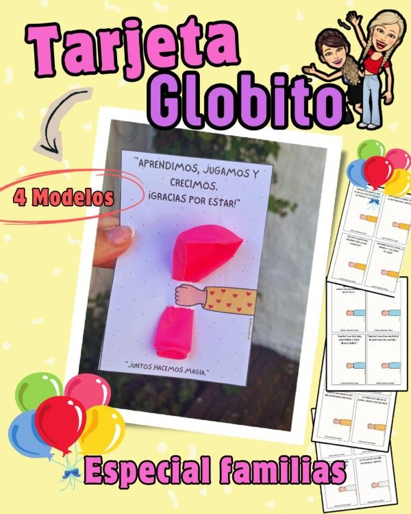 Producto - TARJETA GLOBITO. ESPECIAL PARA  FAMILIAS