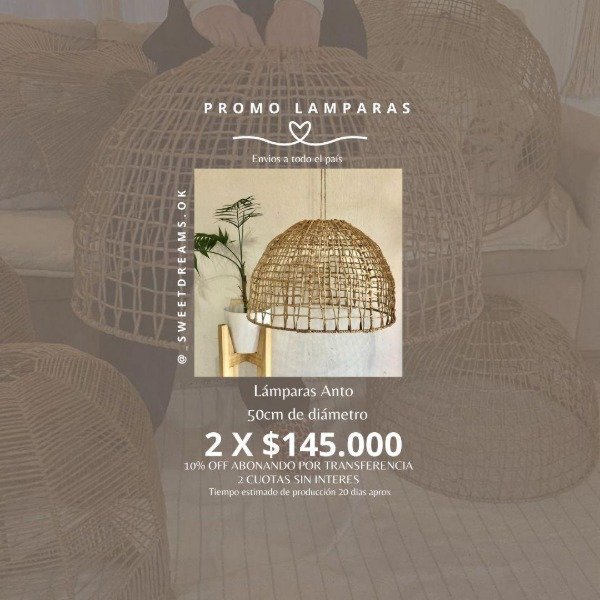 Producto - Lámparas promo Anto