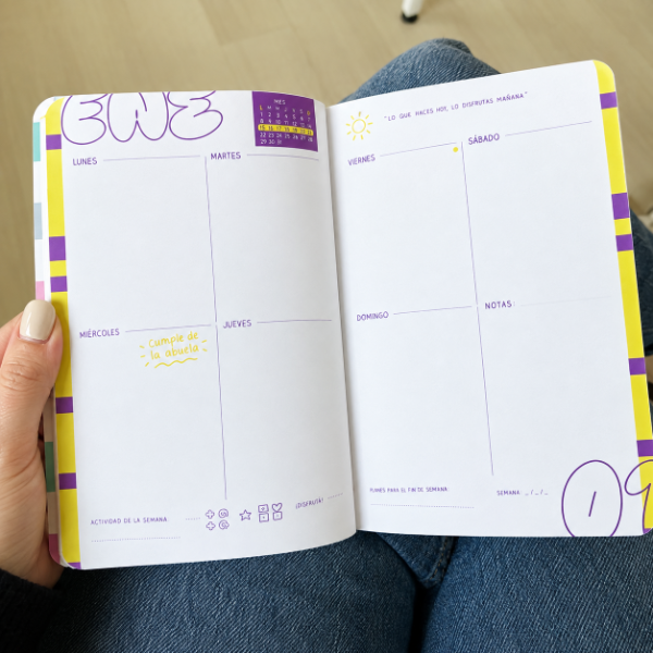 Producto - AGENDA GUAU GUAU - Semana a la vista COMPACTA - 2