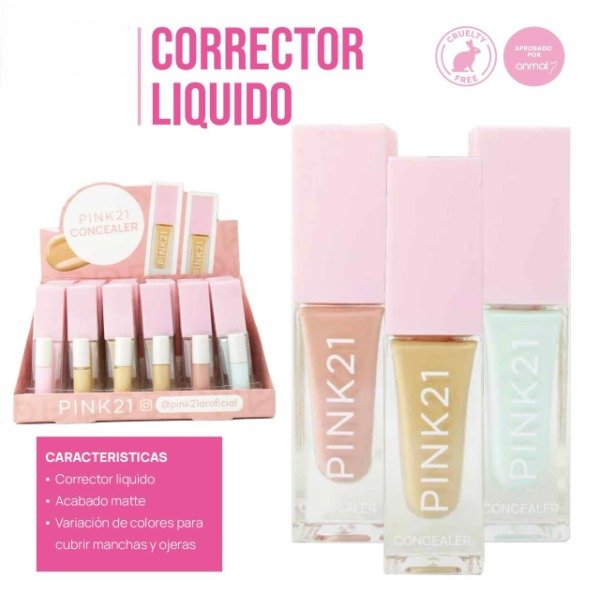 Producto - Corrector Pink21 87542