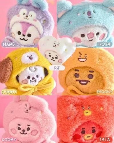 Producto - Peluchito Llavero BT21 Cloaks - BTS (Por unidad) - 1
