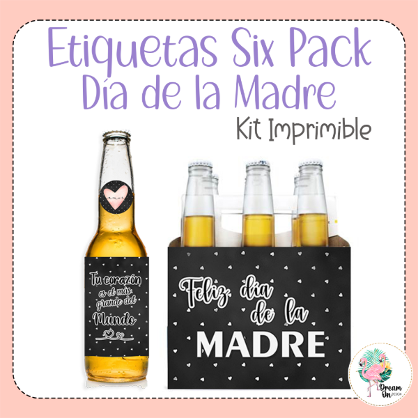 Producto - Kit Etiquetas para Cerveza Día de la Madre