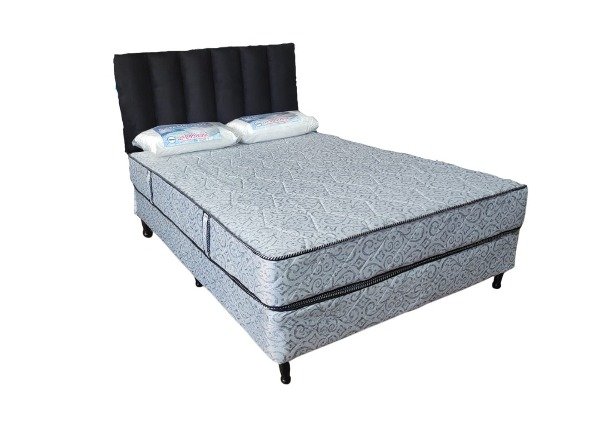 Producto - Sommier Suavidad, línea Empoli 2 plazas (140x190) + Respaldar 2 plazas (140x120)