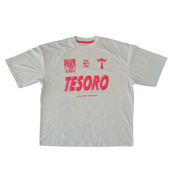 Producto - remera tesoro más allá (gris verdoso) - 0