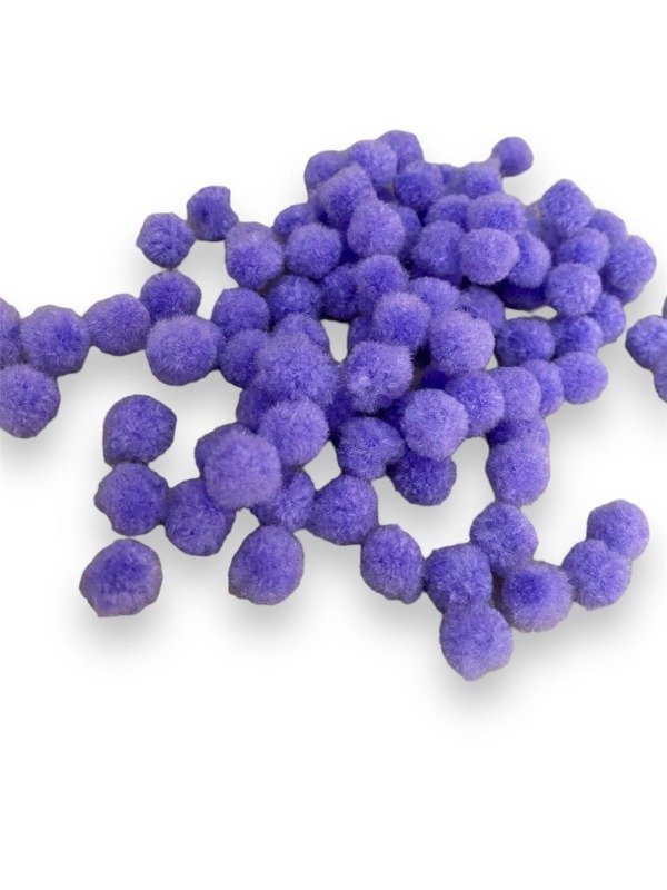 Producto - Pompones Mini De Felpa Multicolor 1cm Por Mil Unidades