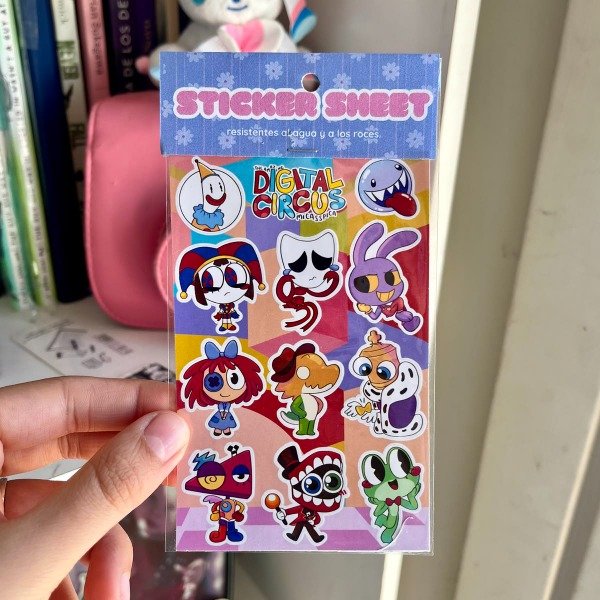 Producto - Digital Circus  - Plancha de stickers