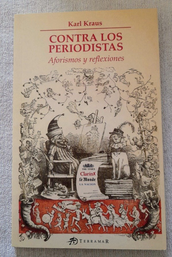 Producto - Contra Los Periodistas - Aforismos - Karl Kraus - Terramar