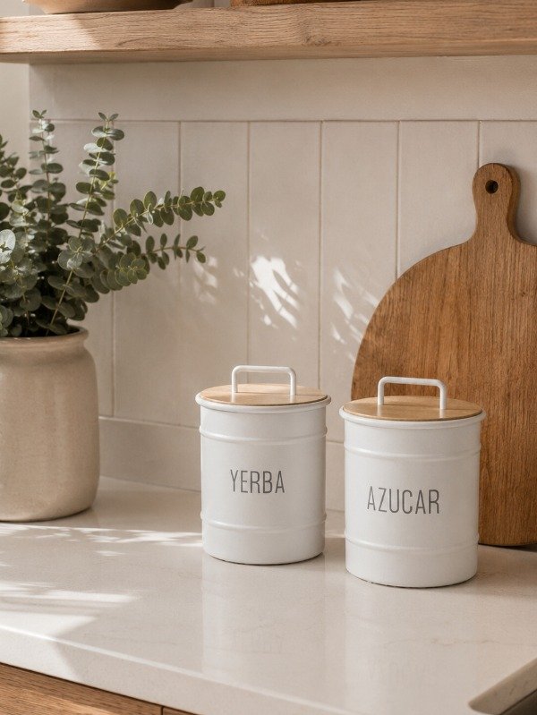Producto - Set tarros blanco - 0