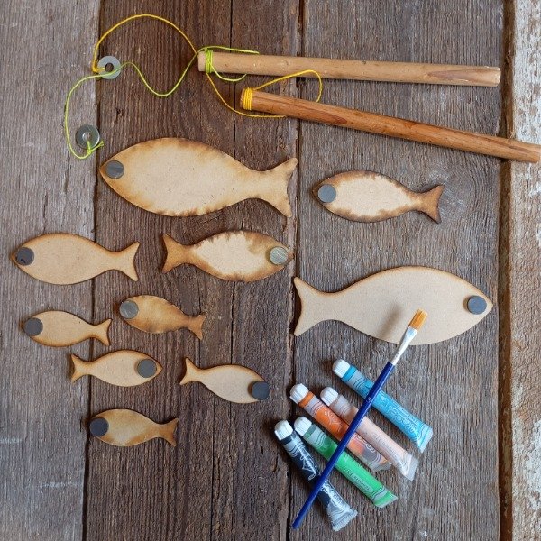 Producto - Kit Juego de Pesca para Pintar