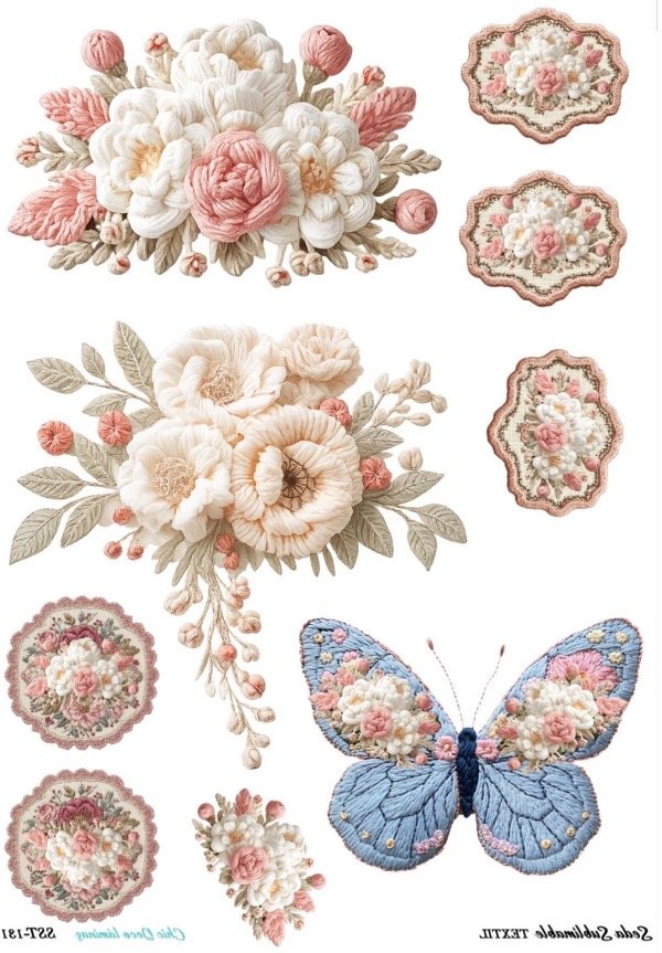 Producto - Seda Sublimable Textil SST-131 EFECTO BORDADO