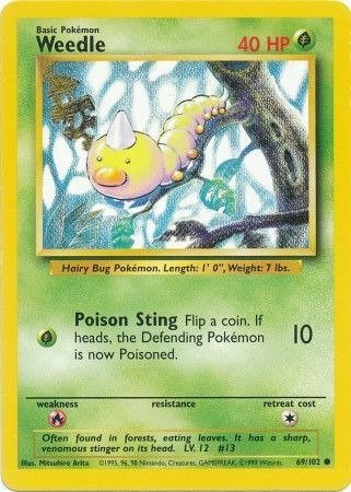 Producto - Weedle (69/102) [Base Set Unlimited]