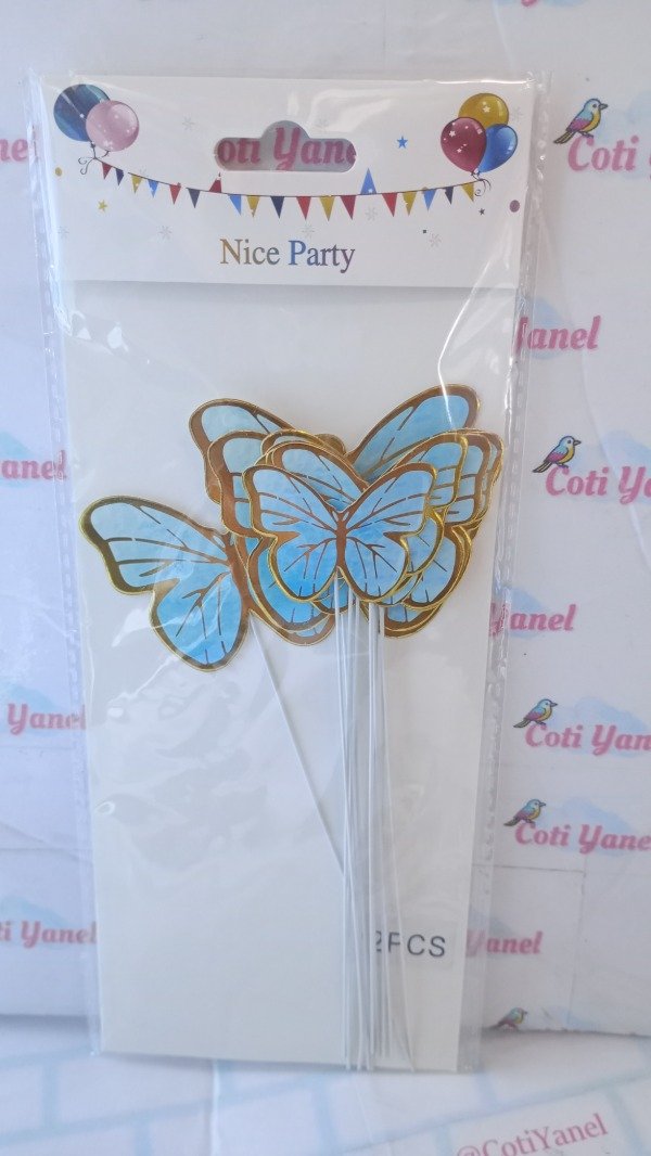 Producto - Mariposas en topper pack x12 - 1