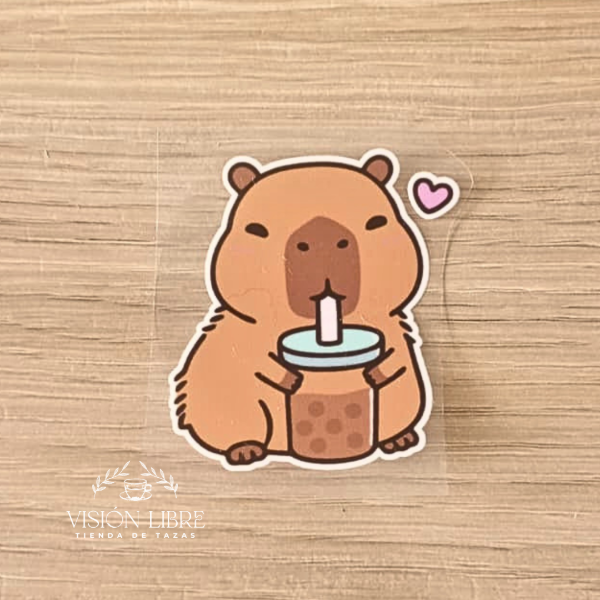 Producto - Stickers Carpincho 6cm - 5