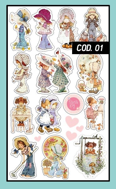 Producto - planchas de stickers DTF UV