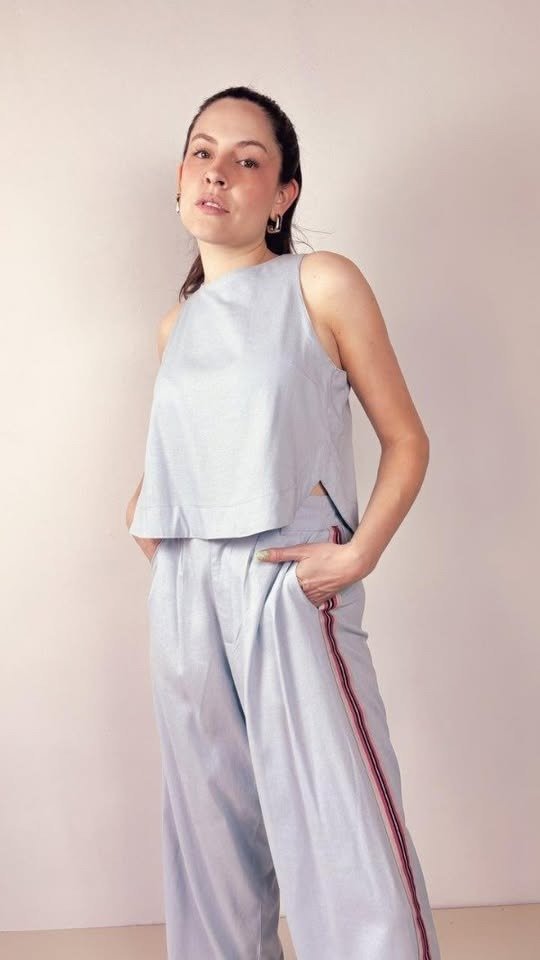 Producto - Pantalon Ines Celeste