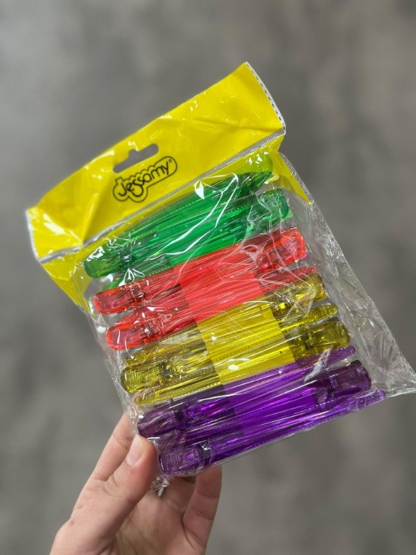 Producto - Pinzas colores plastico/metal x12u - Jessamy