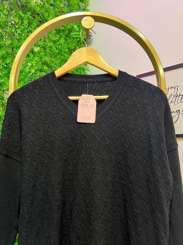Producto - Sweater Bremer premium "Mía" (Negro) 0591