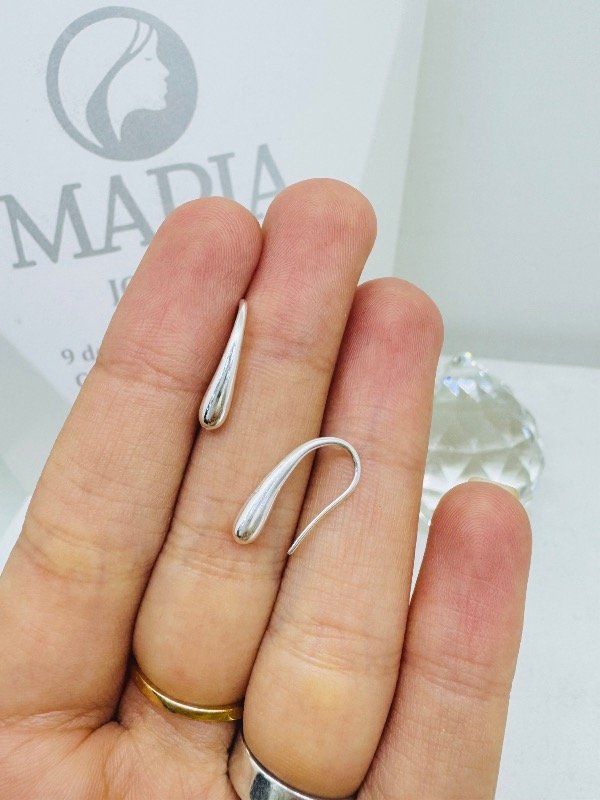 Producto - AROS GOTA MINI PLATA 925