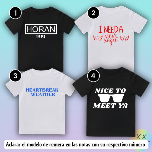 Producto - Baby Tee Niall Horan #1