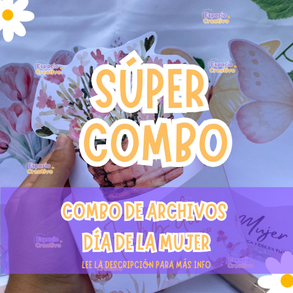 Producto - COMBO Imprimibles día de la mujer