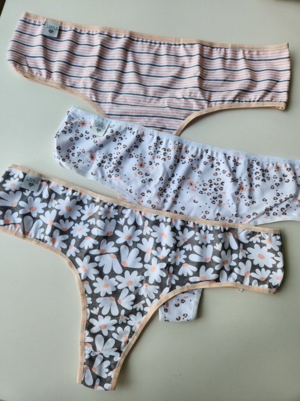 Producto - Pack x3 culotte less de algodón - 10209