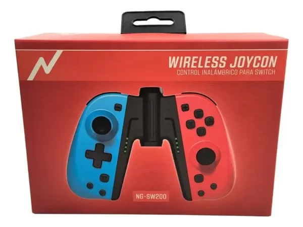 Producto - Joystick Inalambrico Noga Para Switch Calidad Premium Celeste Y Rojo