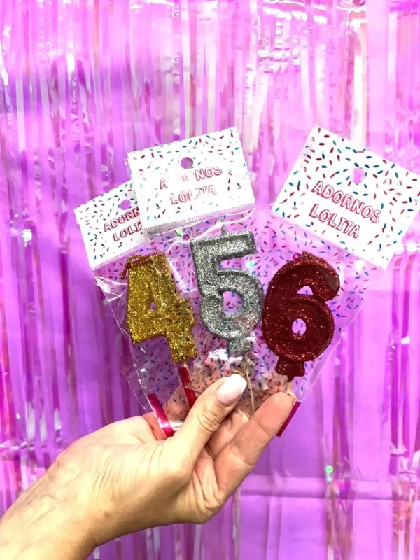 Producto - Vela numero Azul