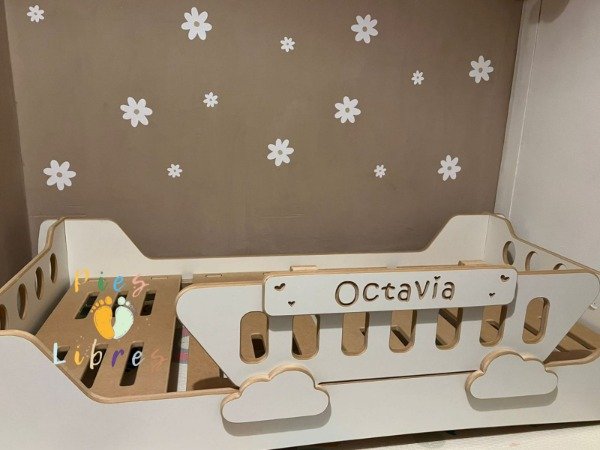 Producto - Cama Evolutiva -BENJI- 140x80 - Melamina