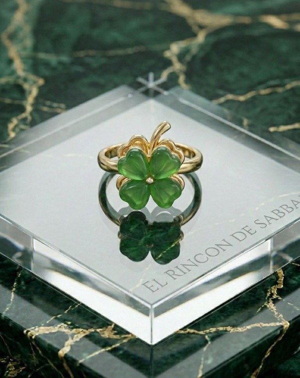 Producto - Anillo Lucky Golden Clover