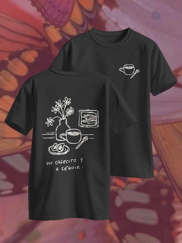 Producto - Remera Un Cafecito - Negra