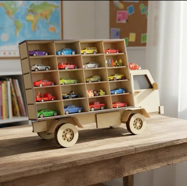 Producto - Camion repisa autos x20
