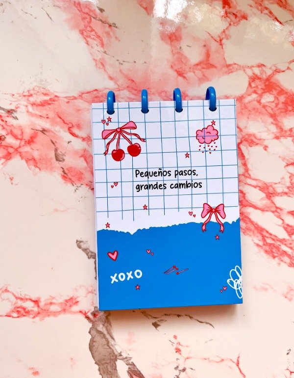 Producto - LIBRETA A6 HOJAS LISAS CELESTE