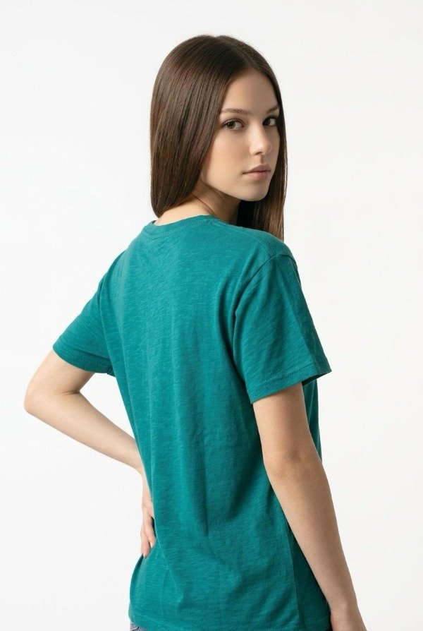Producto - REMERA  OVER DC YOU LATER VERDE PETROLEO - 1